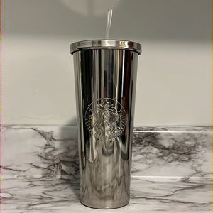Starbucks Stainless Steel Cold Cup Silver Siren 24 oz